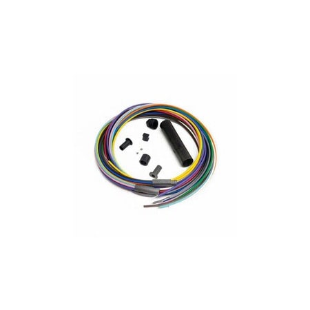 Cable Wholesale 12-Fiber Distribution Break-Out Kit, 3mm Color Coded 40 inch Tubing, Accepts 250um 15F3-03212